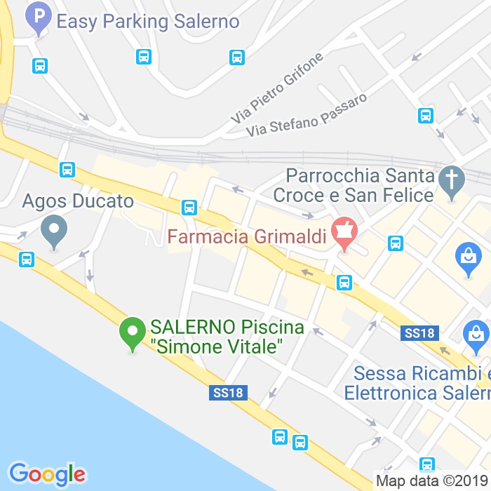 CAP di Via Matteo Rossi a Salerno