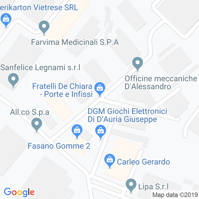 CAP di Via Francesco Icace a Salerno
