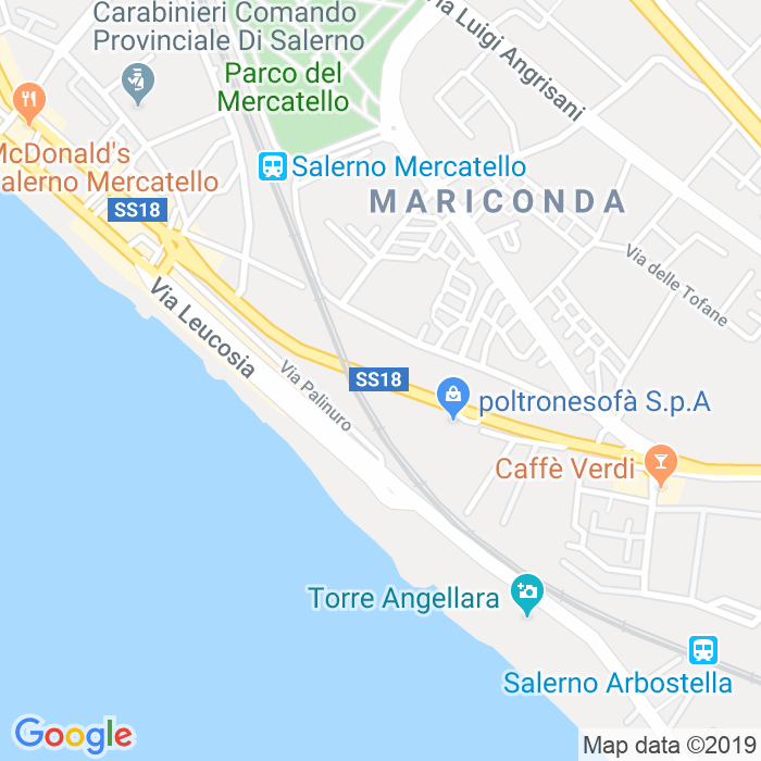CAP di Via Parmenide a Salerno