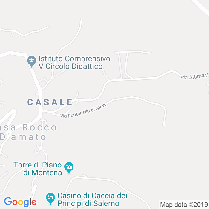 CAP di Via Fontanella Di Giovi a Salerno