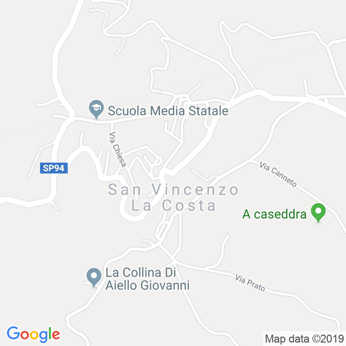 CAP di San Vincenzo La Costa in Cosenza