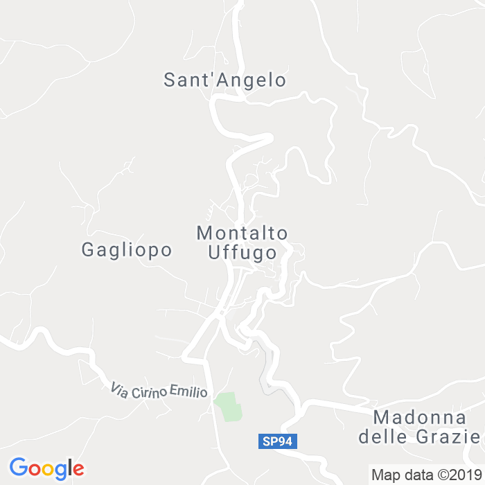 CAP di Montalto Uffugo in Cosenza