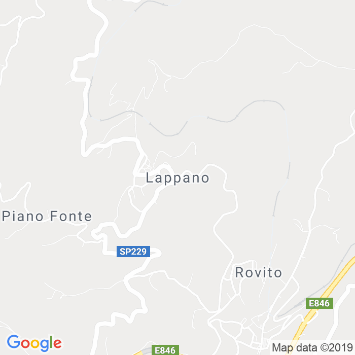CAP di Lappano in Cosenza