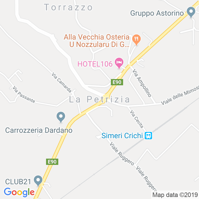 CAP di La Petrizia (Petrizia) a Sellia Marina