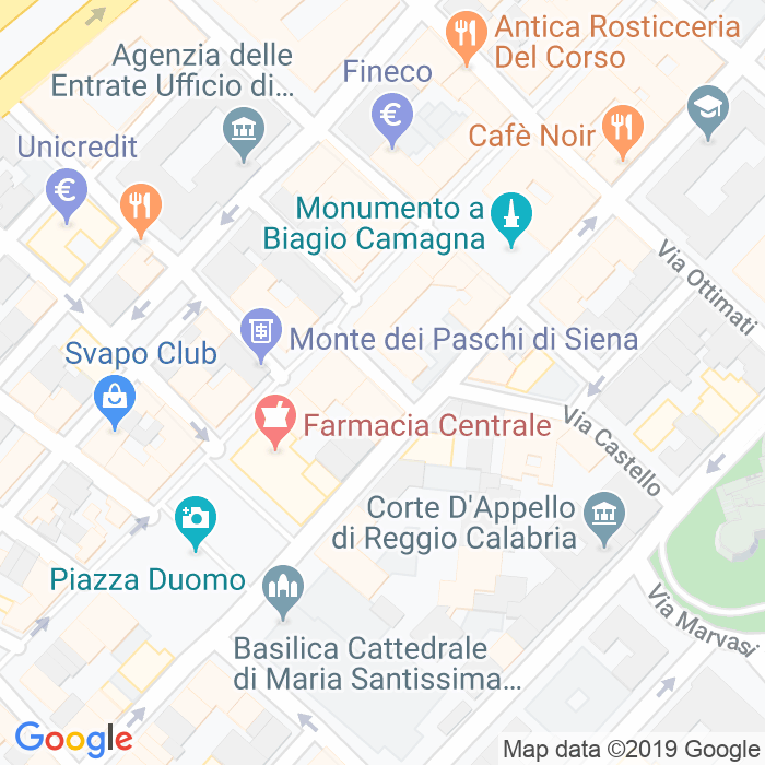 CAP di Piazza Santo Stefano Da Nicea a Reggio Calabria