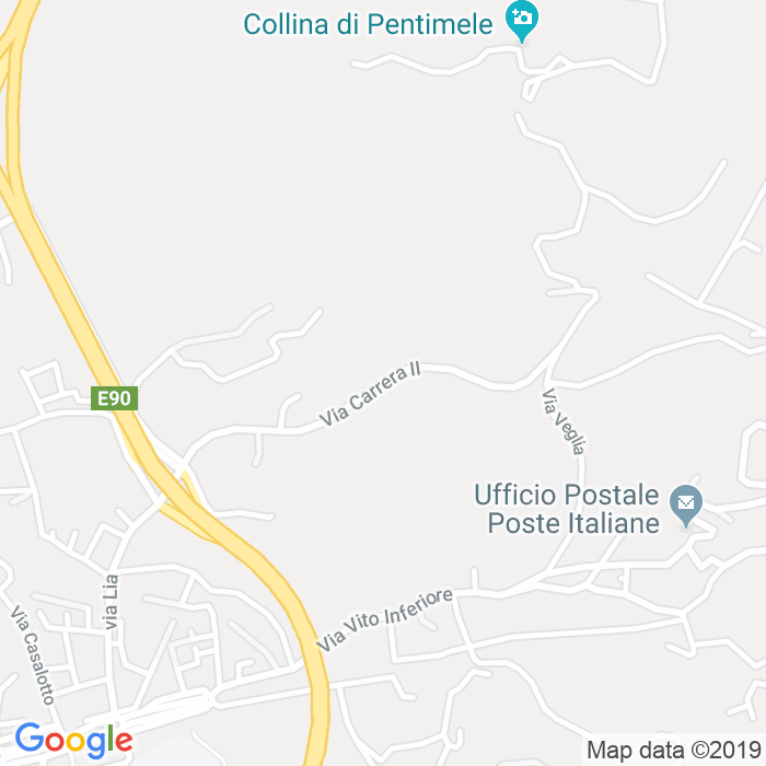 CAP di Via Carrera Seconda a Reggio Calabria