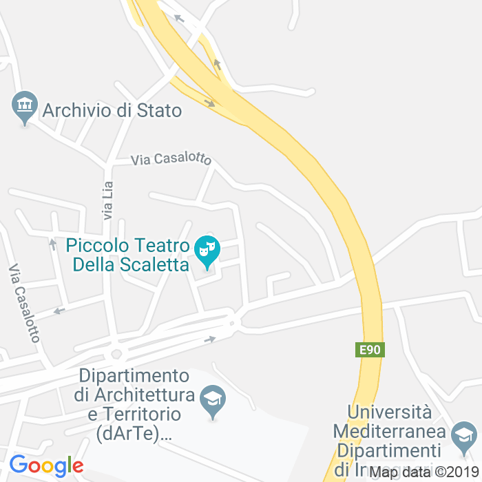 CAP di Via Nervesa a Reggio Calabria