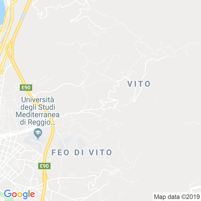 CAP di Via Vito Inferiore a Reggio Calabria