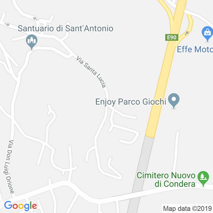 CAP di Via Santa Lucia Al Torrente a Reggio Calabria