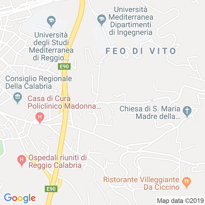 CAP di Vico I Di Via Caserta a Reggio Calabria