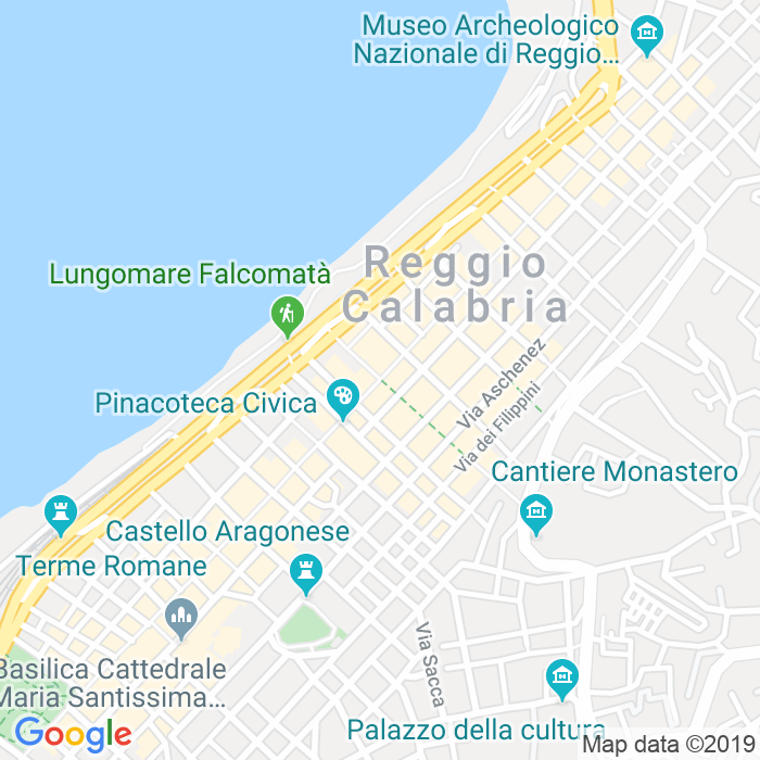 CAP di Corso Giuseppe Garibaldi a Reggio Calabria
