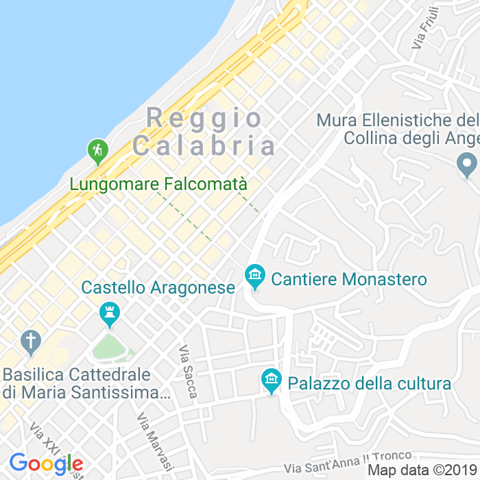 CAP di Via Possidonea a Reggio Calabria