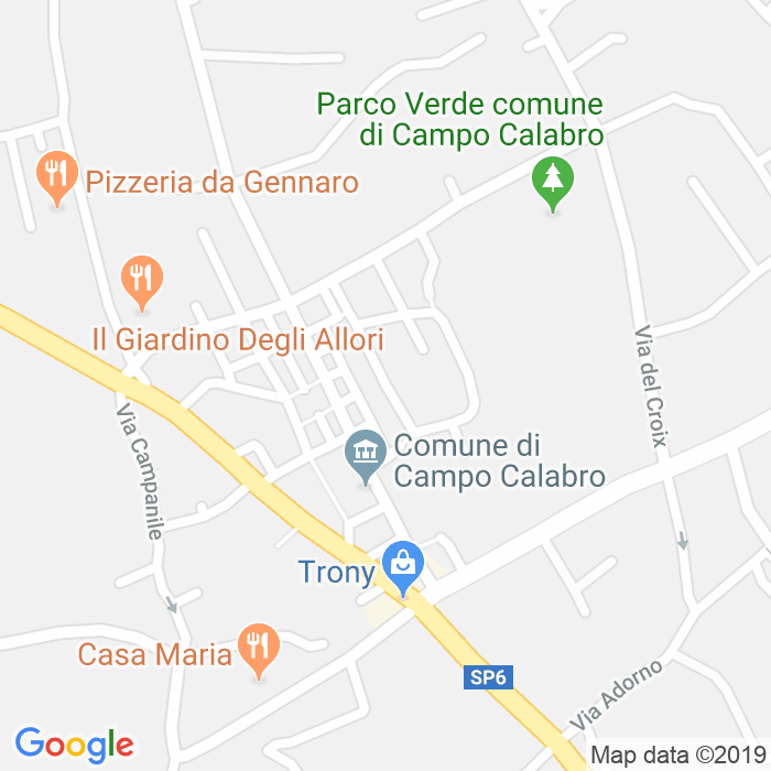 CAP di Traversa C Di Rione G a Reggio Calabria