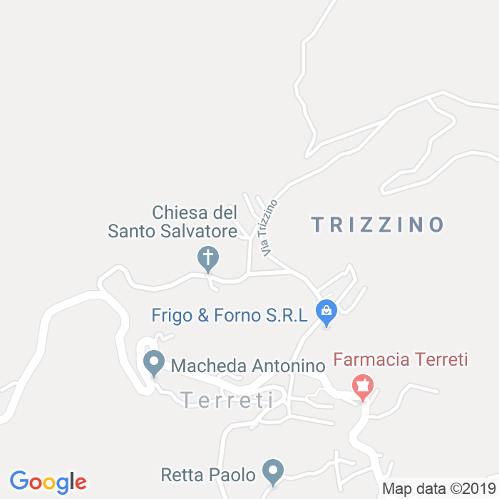 CAP di Via Trizzino a Reggio Calabria