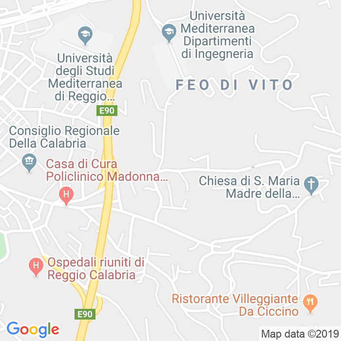 CAP di Vico Caserta a Reggio Calabria