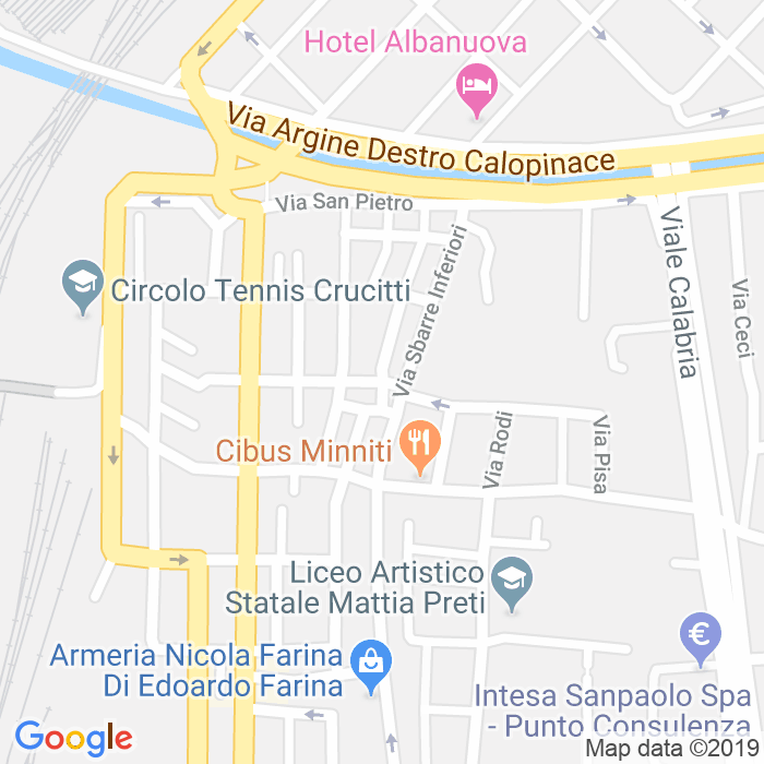CAP di Traversa Ii Di Via Genova a Reggio Calabria