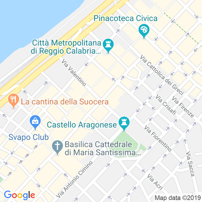 CAP di Piazza Campanella a Reggio Calabria