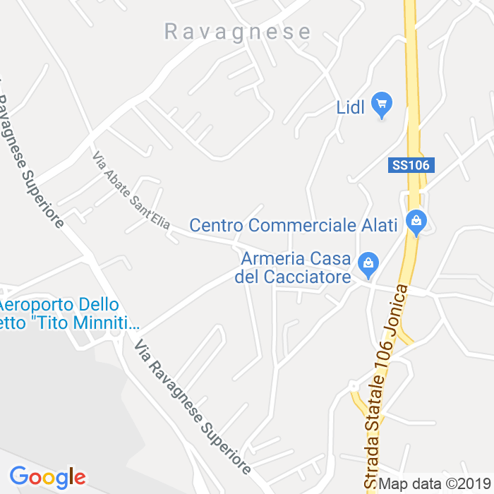 CAP di Traversa Privata Abate Sant'Elia a Reggio Calabria