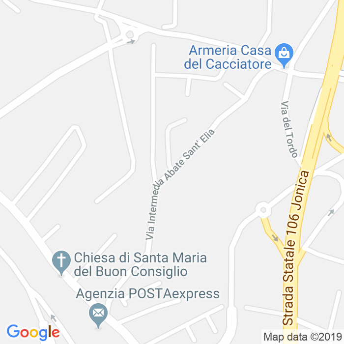 CAP di Via Intermedia Ravagnese Sant'Elia a Reggio Calabria