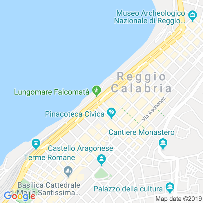 CAP di Via Vittorio Emanuele a Reggio Calabria