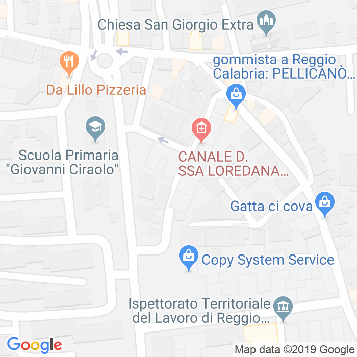 CAP di Diramazione Privata Pio Xi a Reggio Calabria