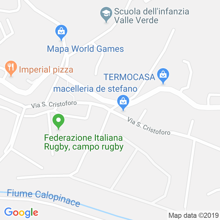 CAP di Via Croce a Reggio Calabria