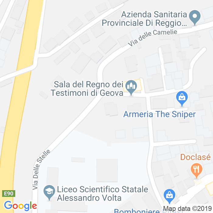 CAP di Via Degli Abeti a Reggio Calabria