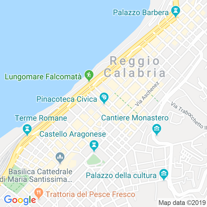 CAP di Via Giuseppe Garibaldi a Reggio Calabria