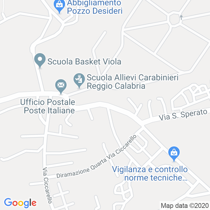 CAP di Via Reggio Modena a Reggio Calabria