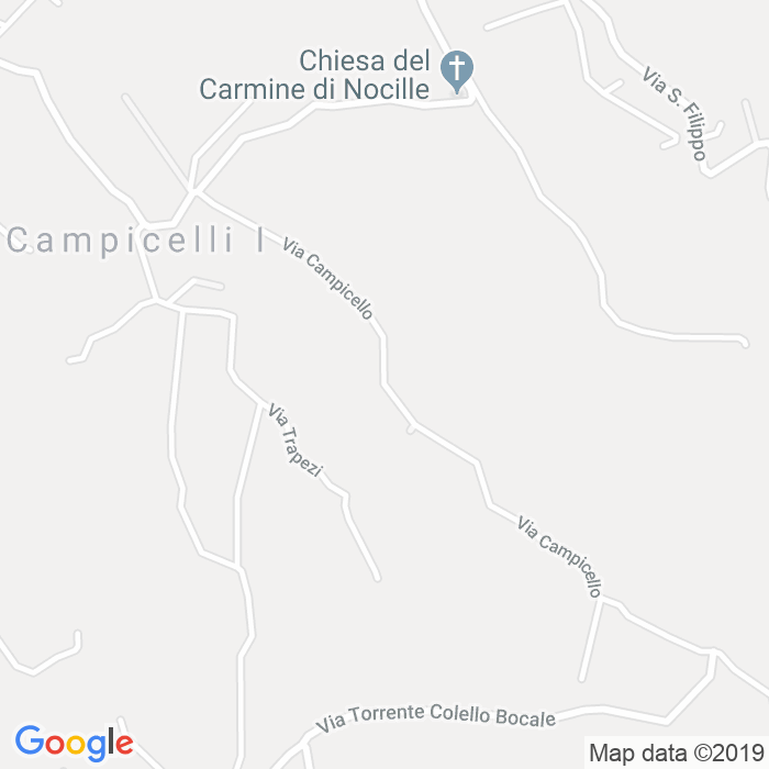 CAP di Via Campicello a Reggio Calabria