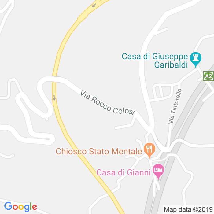 CAP di Via Colosi a Reggio Calabria