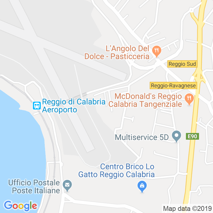 CAP di Via Livari Inferiore a Reggio Calabria