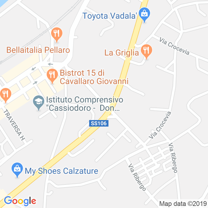 CAP di Via Rimembranze a Reggio Calabria