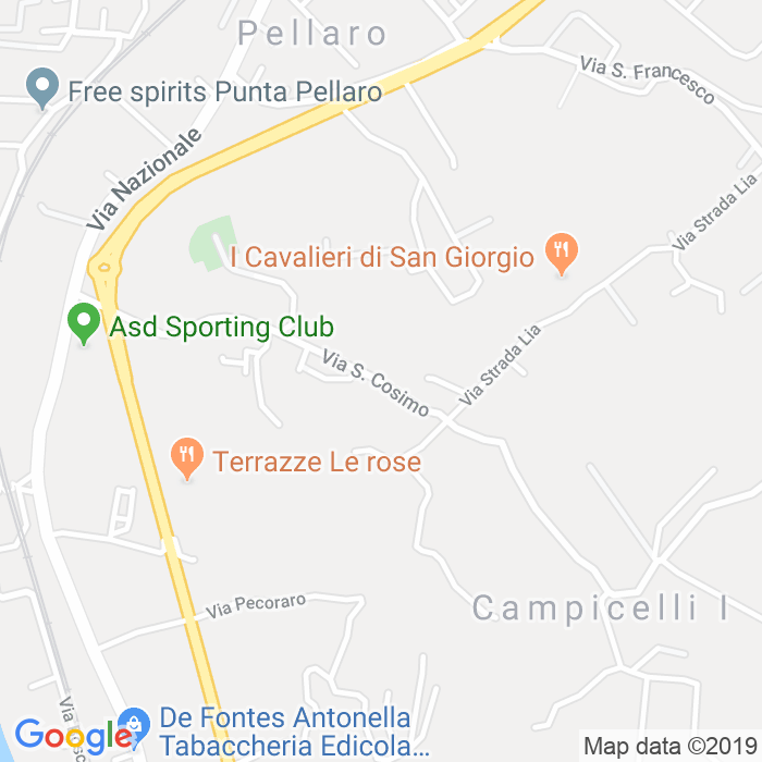 CAP di Via San Cosimo a Reggio Calabria