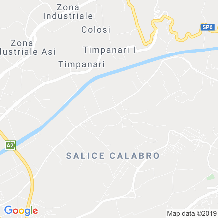 CAP di Traversa Privata Sabauda a Reggio Calabria