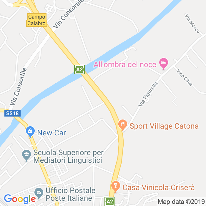 CAP di Traversa V Cazzeria a Reggio Calabria