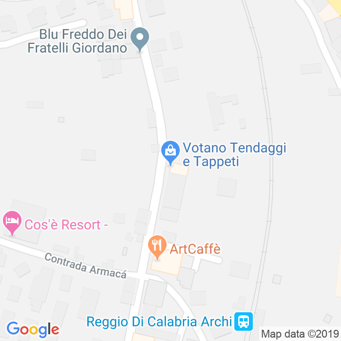 CAP di Via Carlo Votano a Reggio Calabria