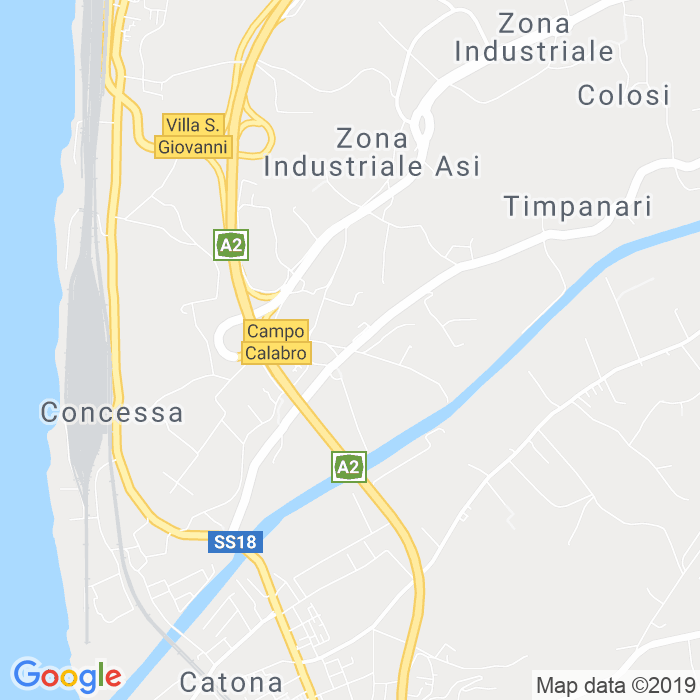 CAP di Via Consortile a Reggio Calabria