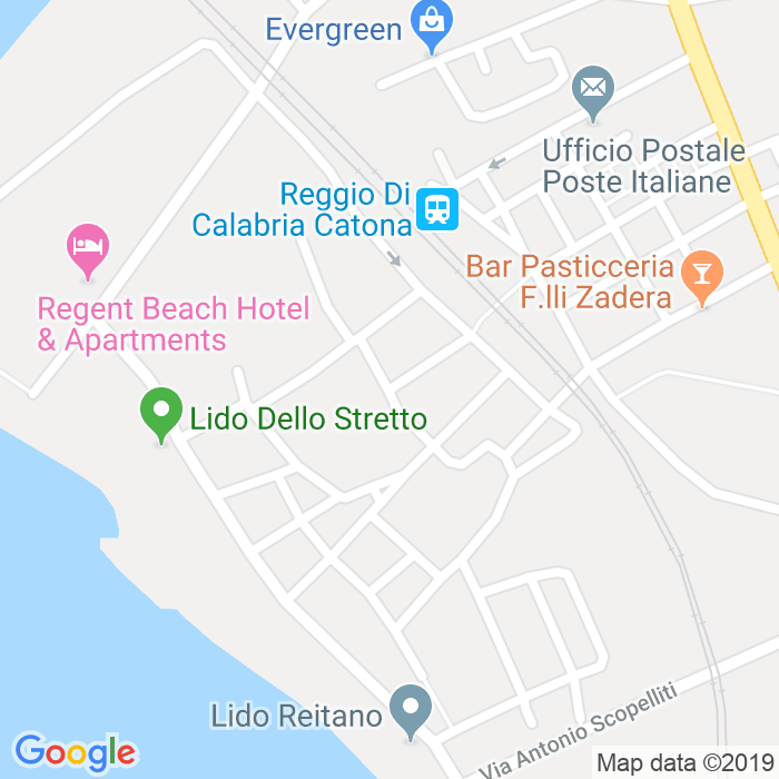 CAP di Via La Fiera a Reggio Calabria