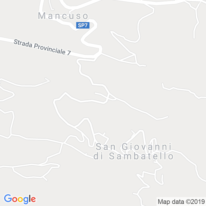 CAP di Via San Giovanni Bosco a Reggio Calabria