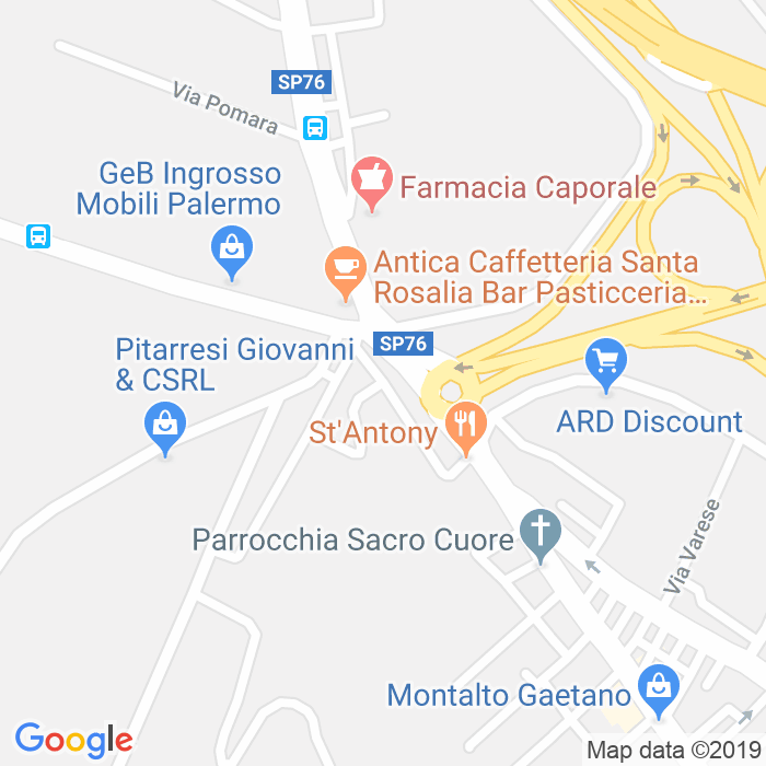 CAP di Piazza Figurella a Palermo