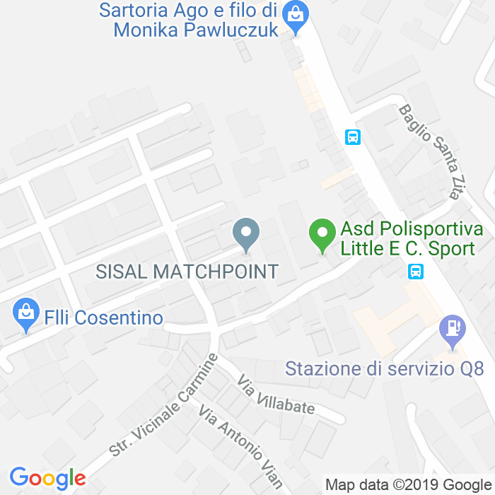 CAP di Via Angelo Maria Ripellino a Palermo