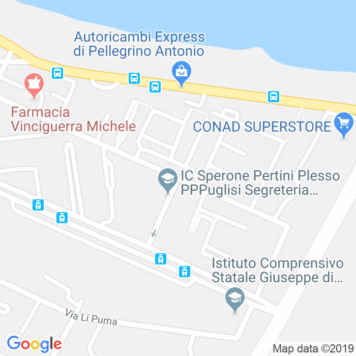 CAP di Via Nicolo'Giannotta a Palermo