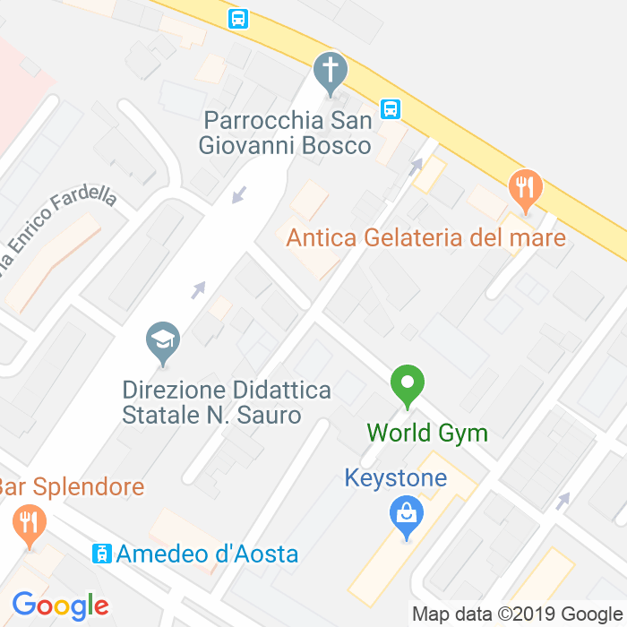 CAP di Via Antonio Pigafetta a Palermo
