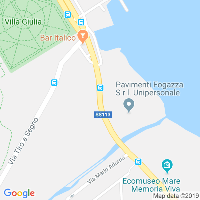 CAP di Via Ponte Di Mare a Palermo