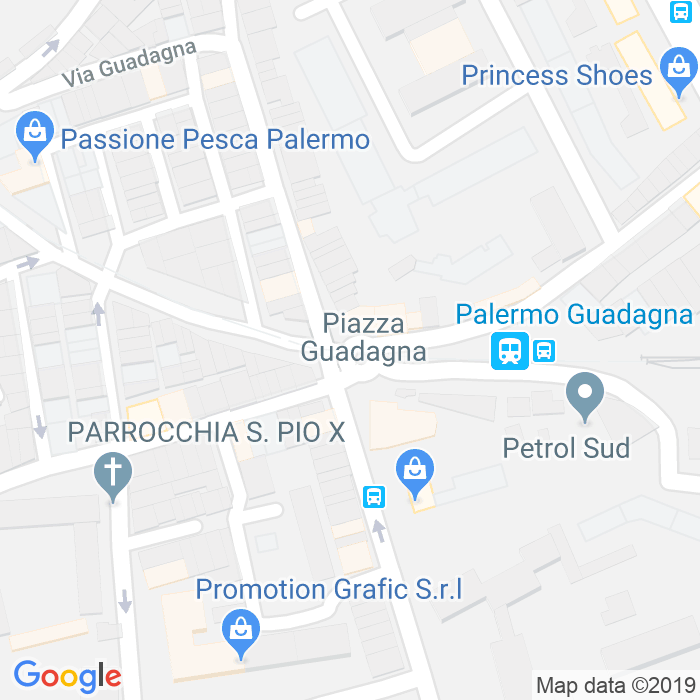 CAP di Piazzetta Croce Alla Guadagna a Palermo