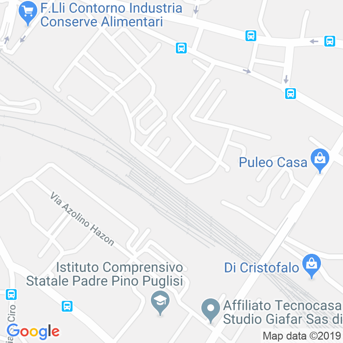 CAP di Via Gaetano Di Pasquale a Palermo