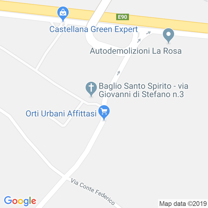 CAP di Via Giovanni Di Stefano a Palermo