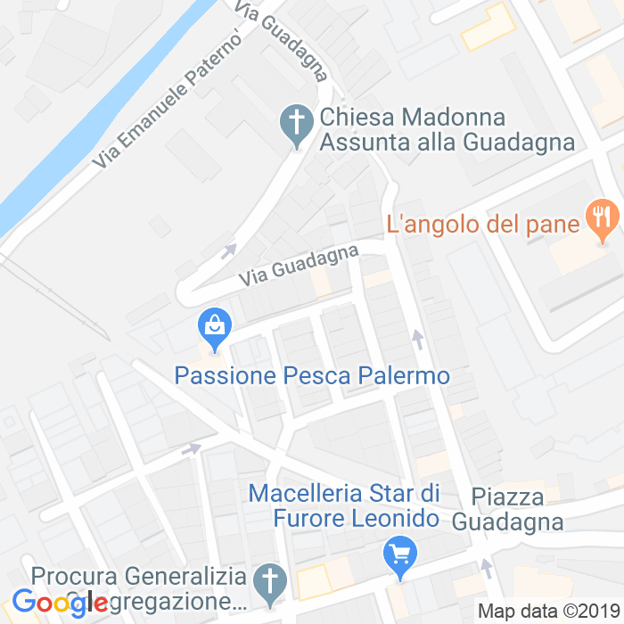 CAP di Via Giovanni Travaglia a Palermo