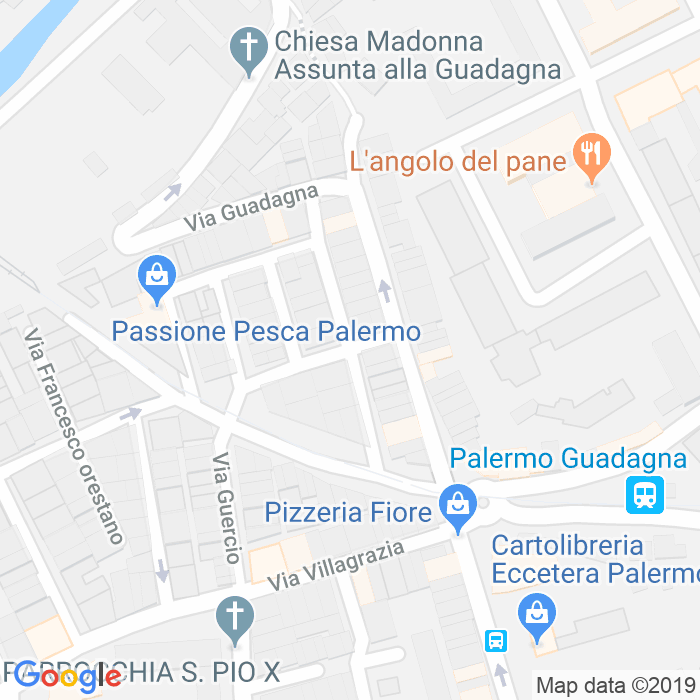 CAP di Via Giuseppe Spatafora a Palermo